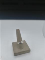Lady's Diamond Engagement Ring .50 CT. 18K White Gold 5.1g